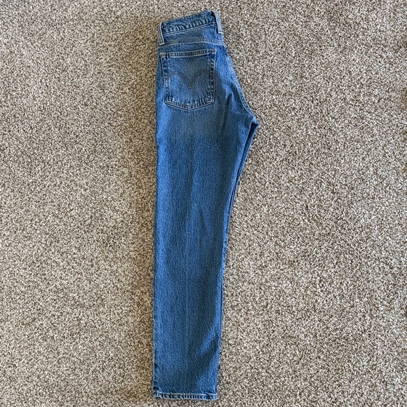 Levi's Wedgie Slim Straight-Leg Jeans 25x30 - Picture 6 of 7